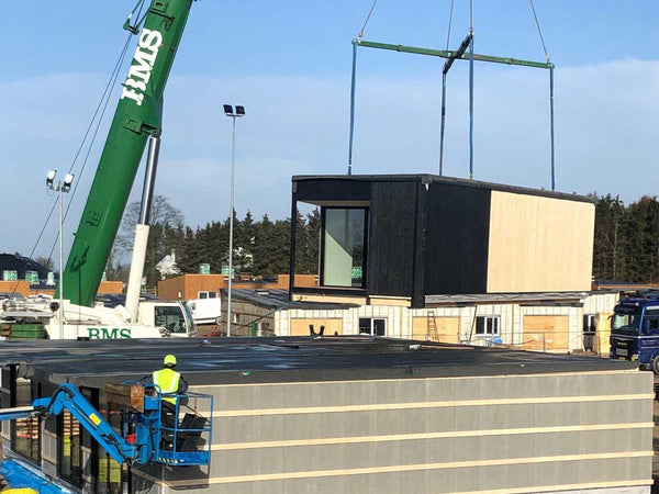 Volumetric Construction Image Onsite – FlexModul Manufacturer