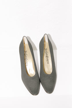 saint laurent black heels