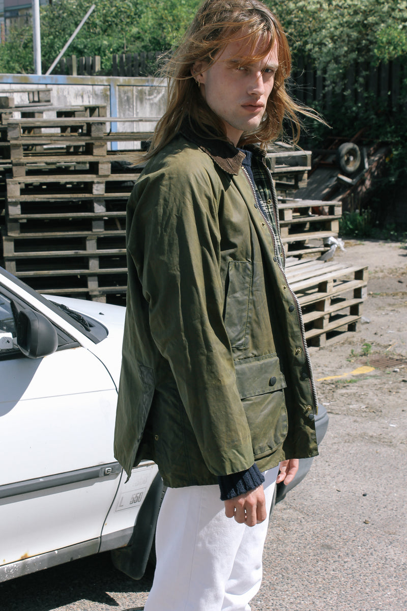 barbour bedale olive