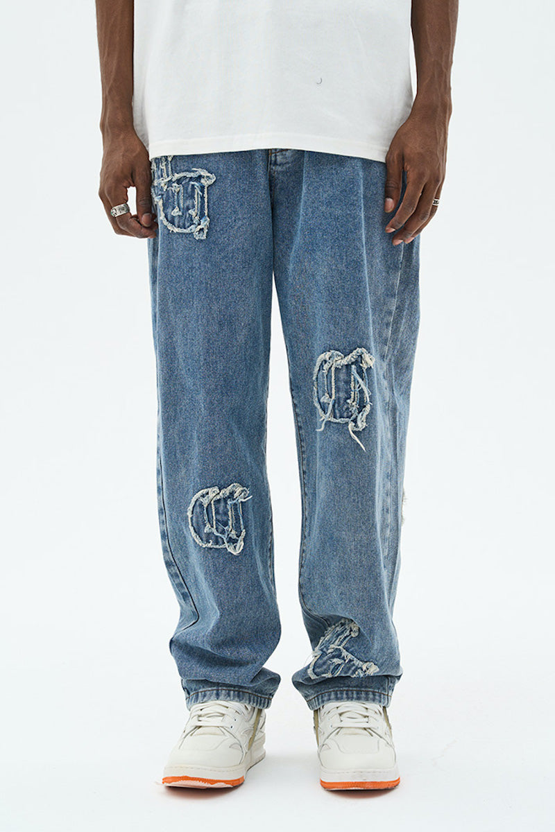 Horse Power: Streetwear Jeans, Horse Power Monogram Jeans