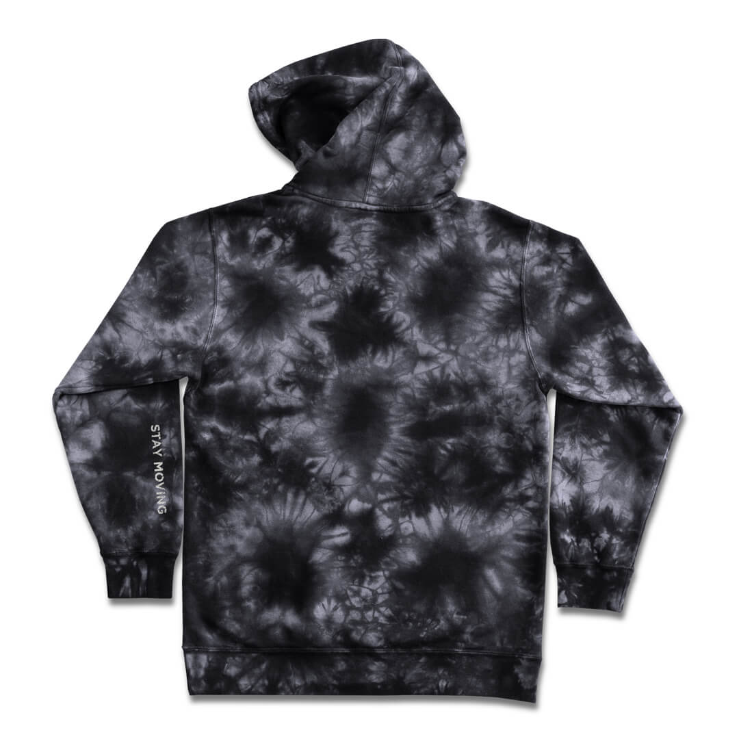 Lasso Athletic Dept. Hoodie - Black Tie Dye