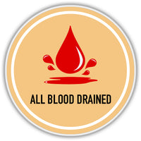 Blood Drained after the slaughter