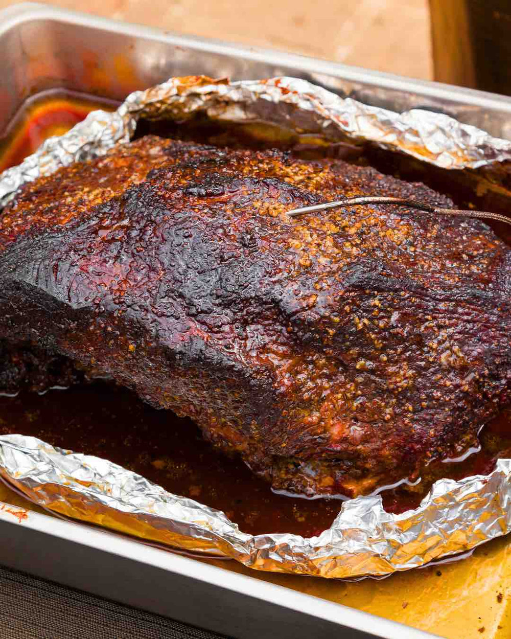 Wrapping Briskets In Foil Stops Temperature Stall and Prevents Drying