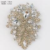 Crystal Flower Brooches for Women