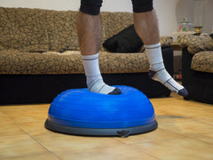 Bosu ball leg stand