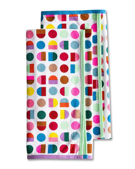 Baggu - Hand Towel Set of 2 - Poppy Happy Mix