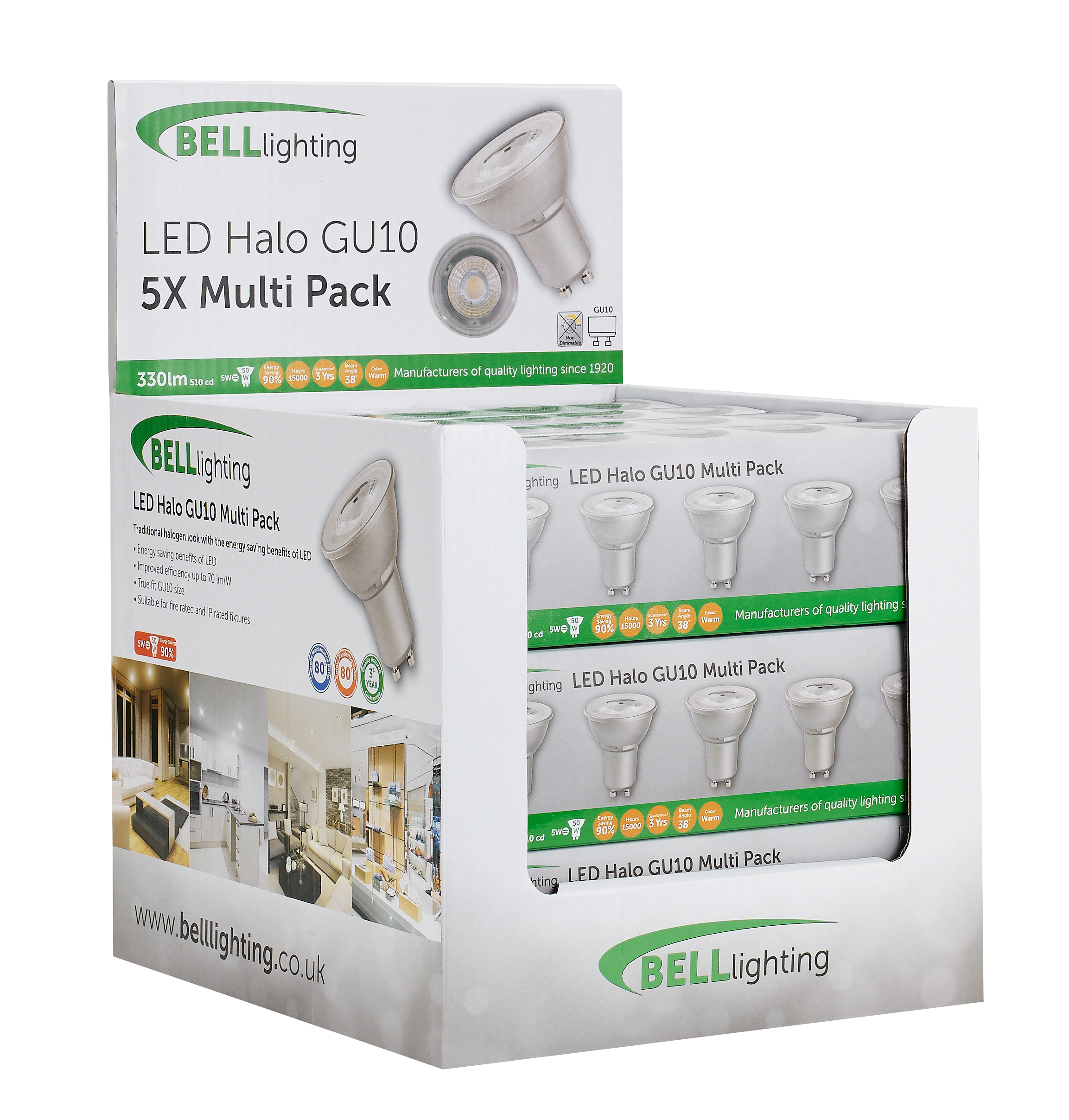 bell led halo gu10