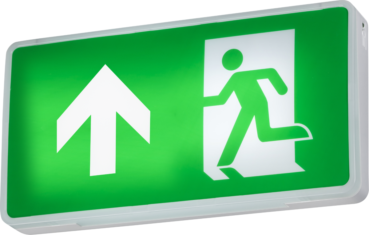 self test emergency exit signs