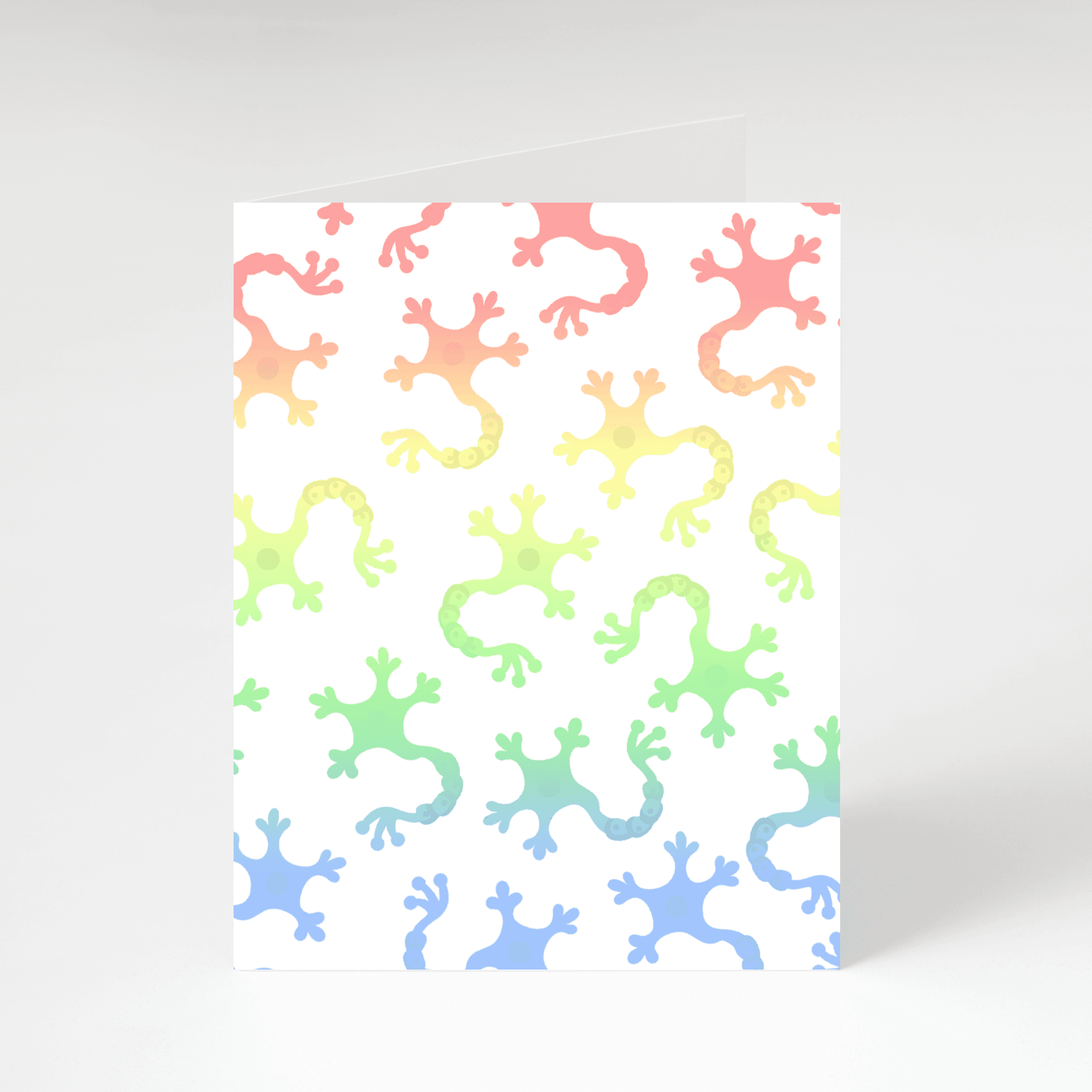Rainbow Neuron - Greeting Card