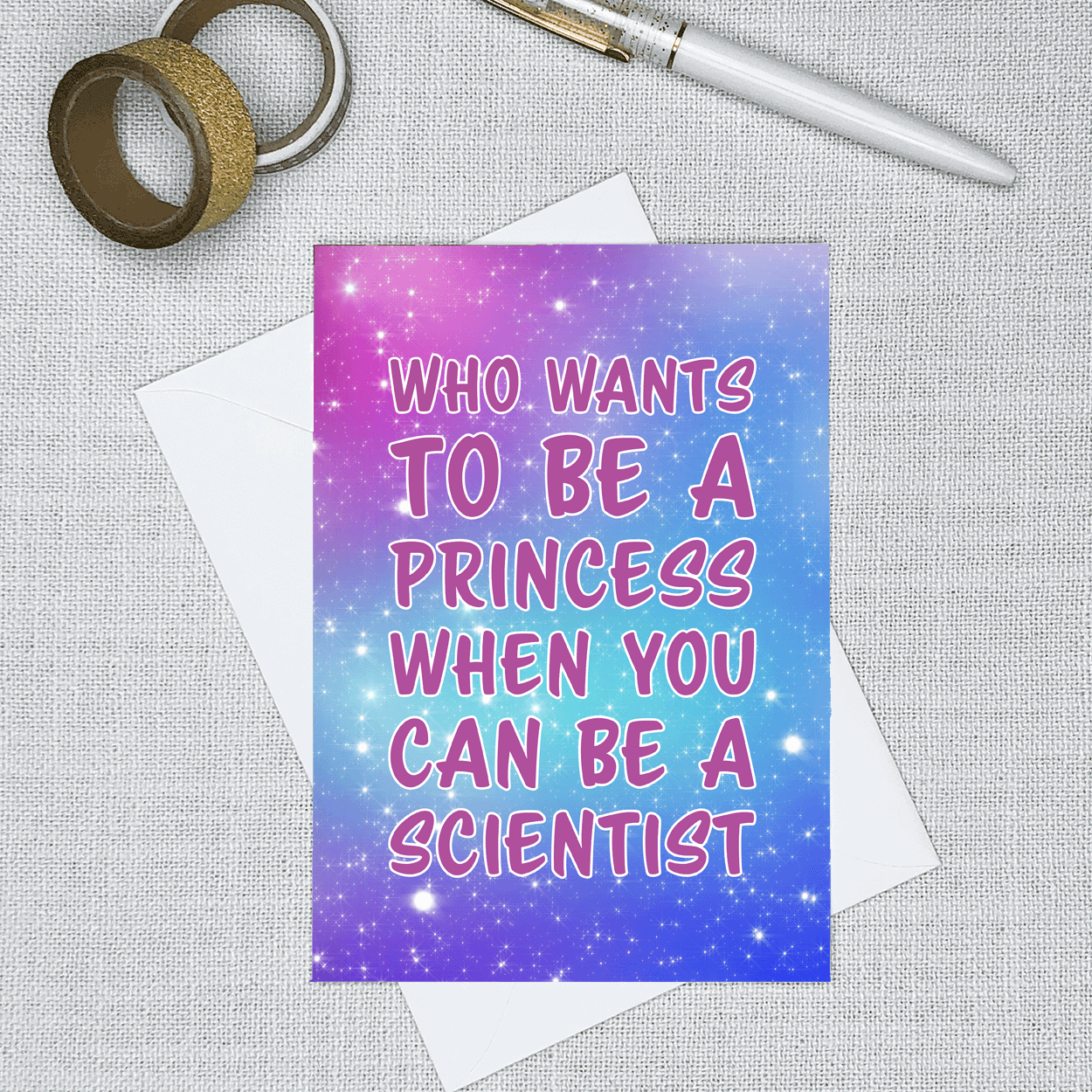 Be a Scientist Greeting Card