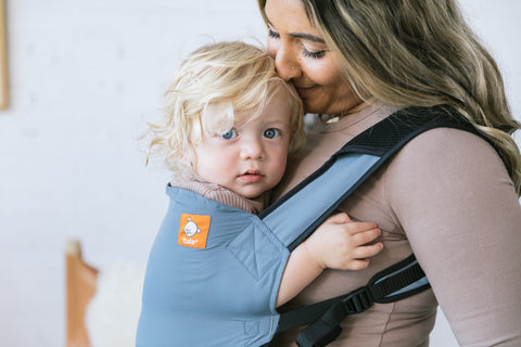 Nylon Ripstop fabric baby carrier.