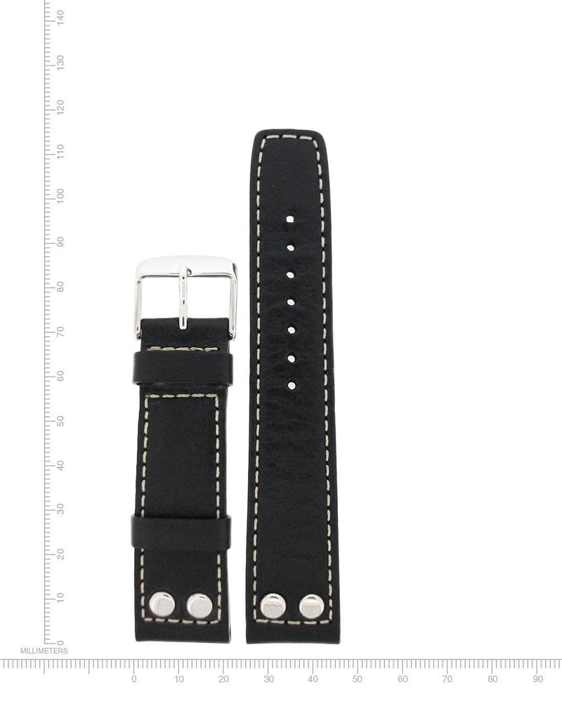 black rivet watch