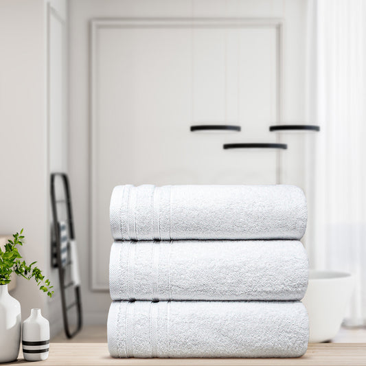 13 x 13 Luxury Spa Bleach Safe Collection Oversized Bath Towel 2 Pack. 100% Organic Cotton Grown, Plush Feel, Woven Fabric, and High-Performance.