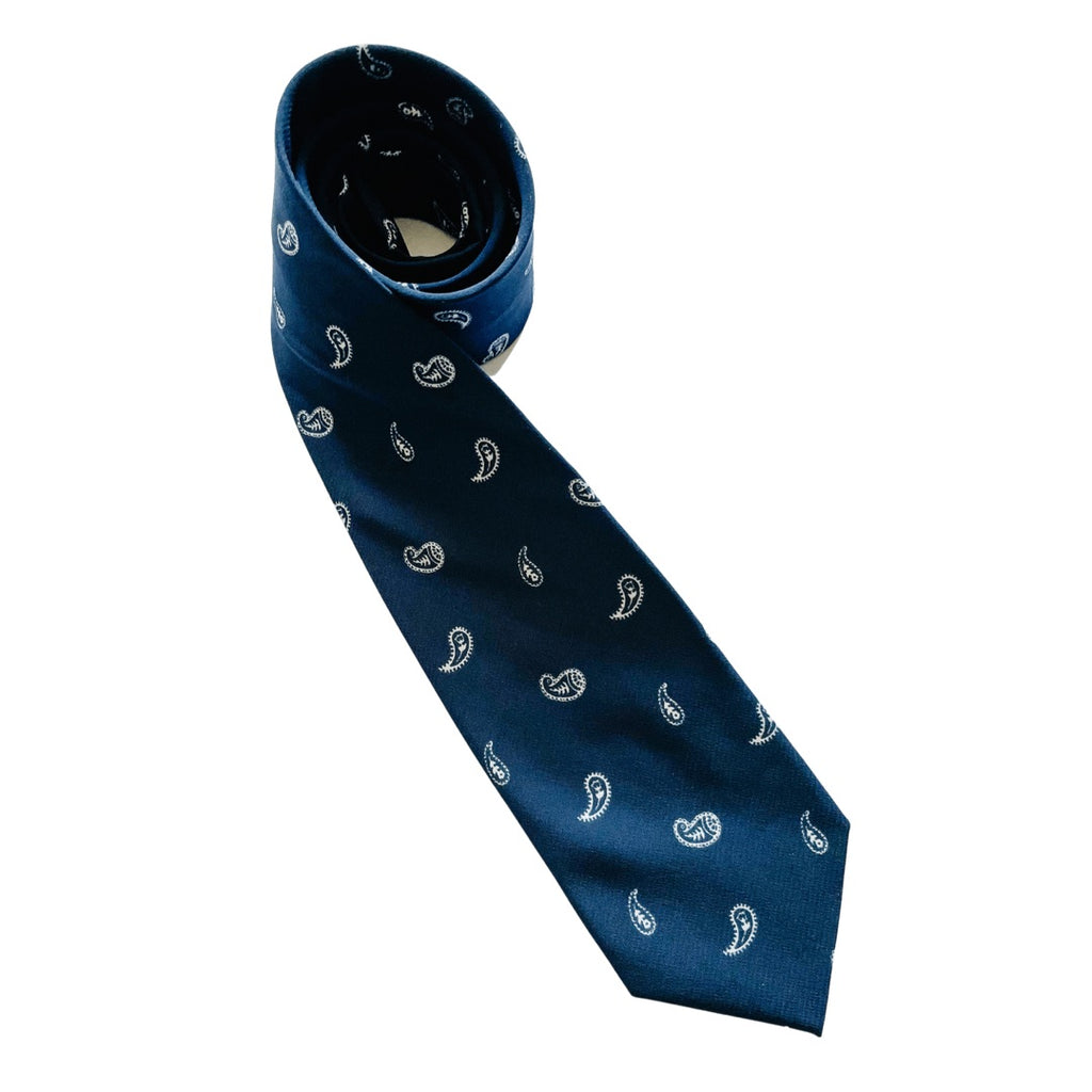 Blue Paisley Tie – Lord Wallington