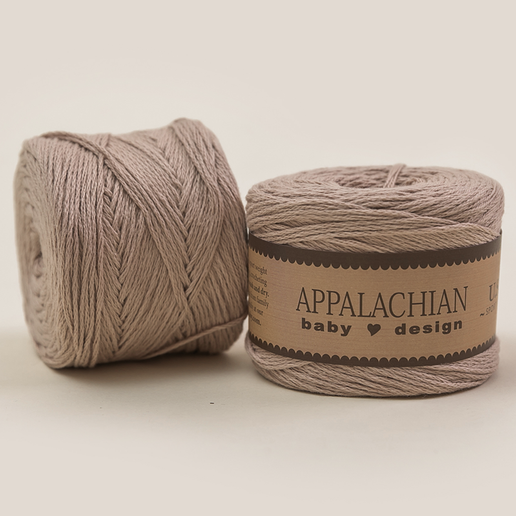 Yarn Ball of U.S. Organic Cotton Sport Weight-3 oz/194 yd/177m –  Appalachian Baby Design