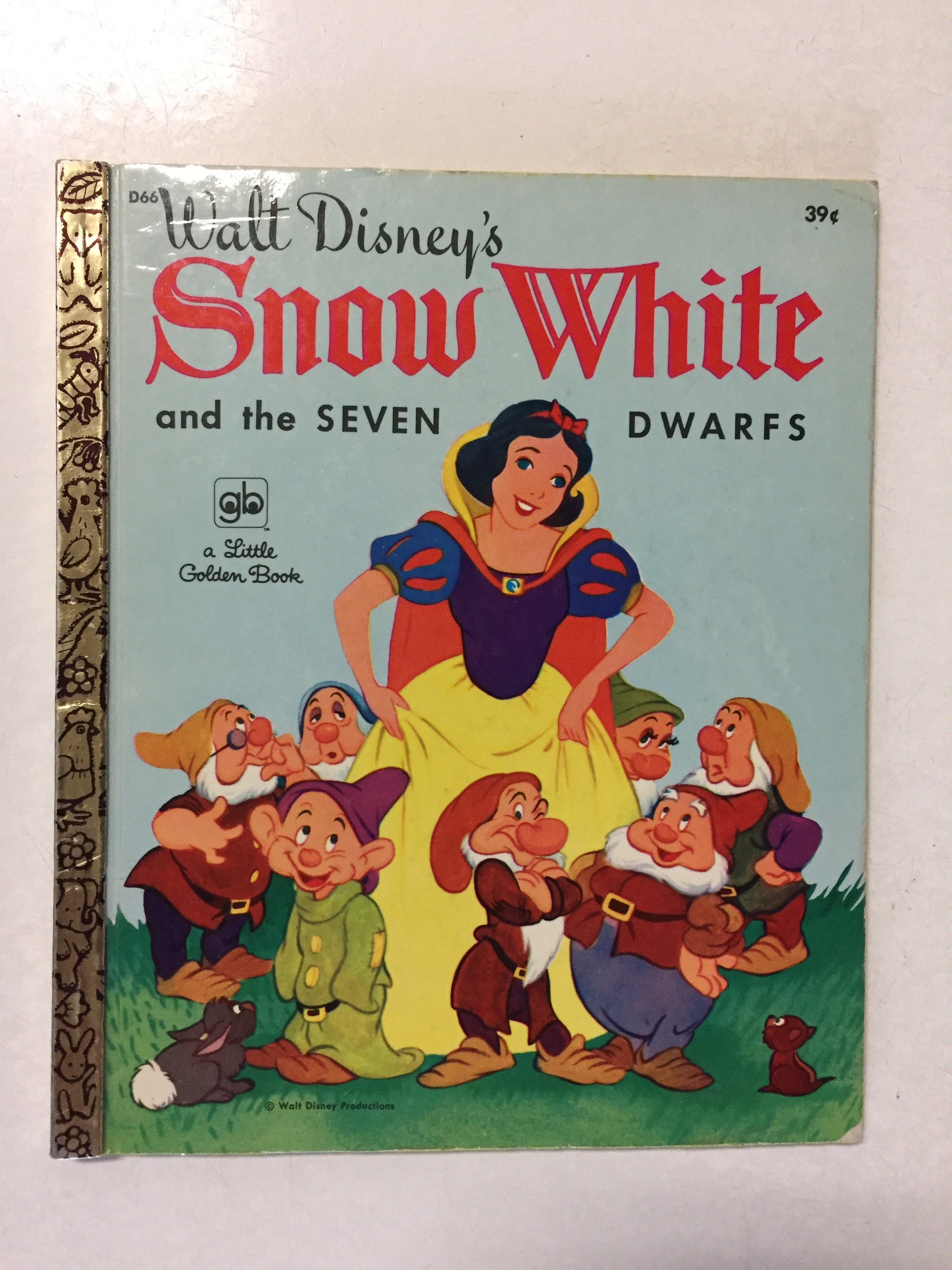 Walt Disney’s Snow White and the Seven Dwarfs Slickcatbooks