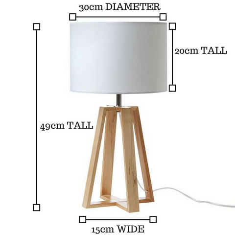 wide base lamp