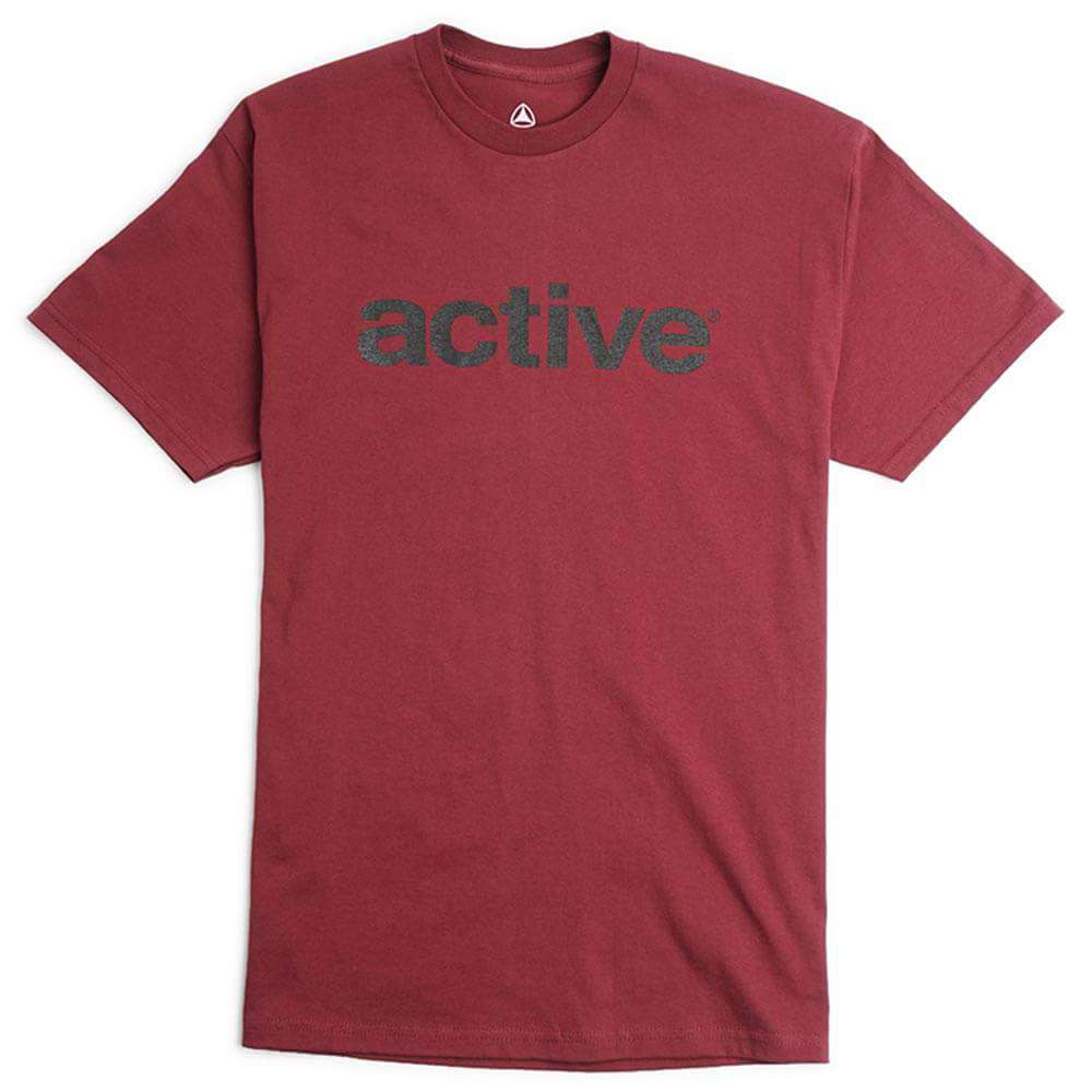 Men's Active Black Logo T-Shirt | 100% Cotton