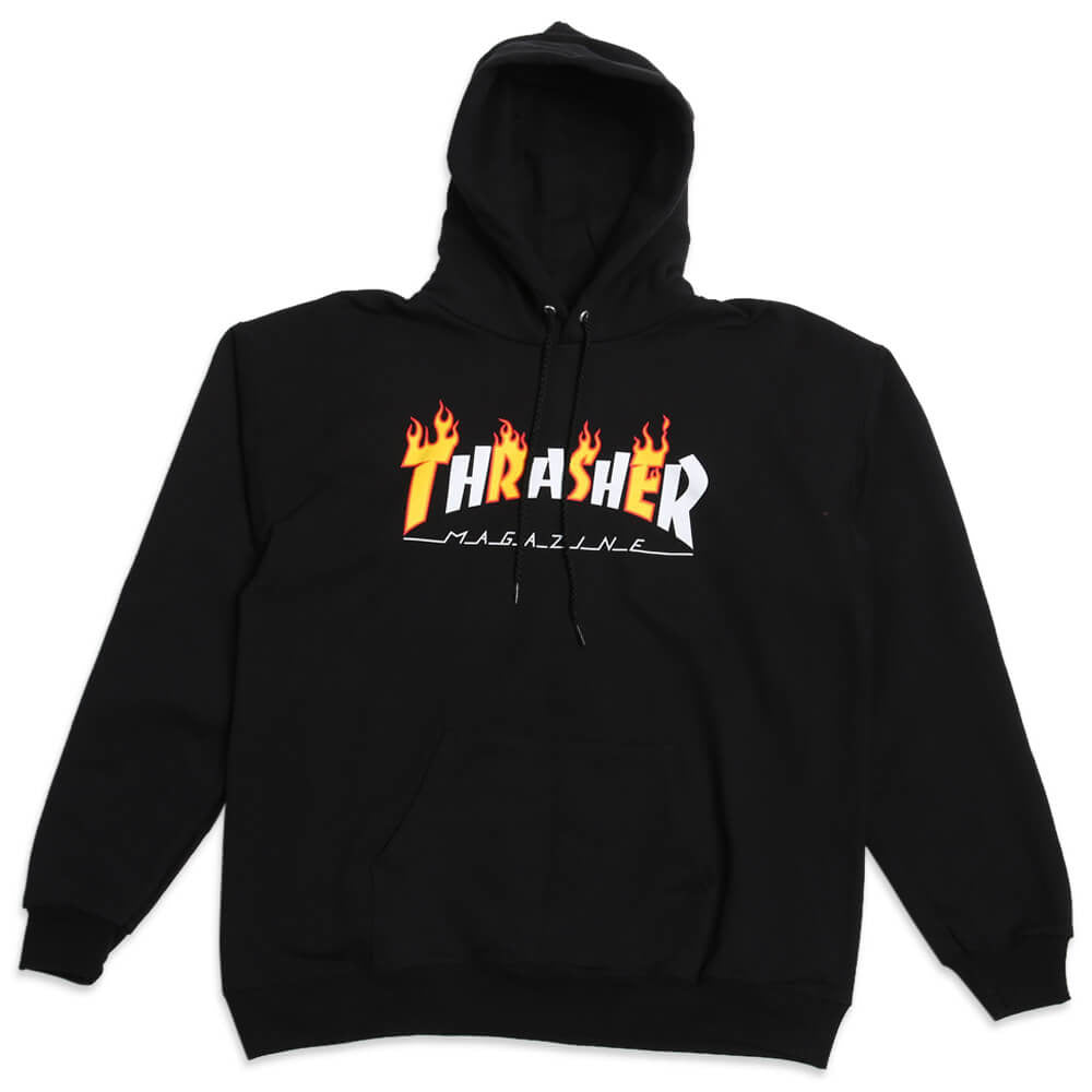 Men's Thrasher Flame Hooded Sweatshirt | 100% Cotton