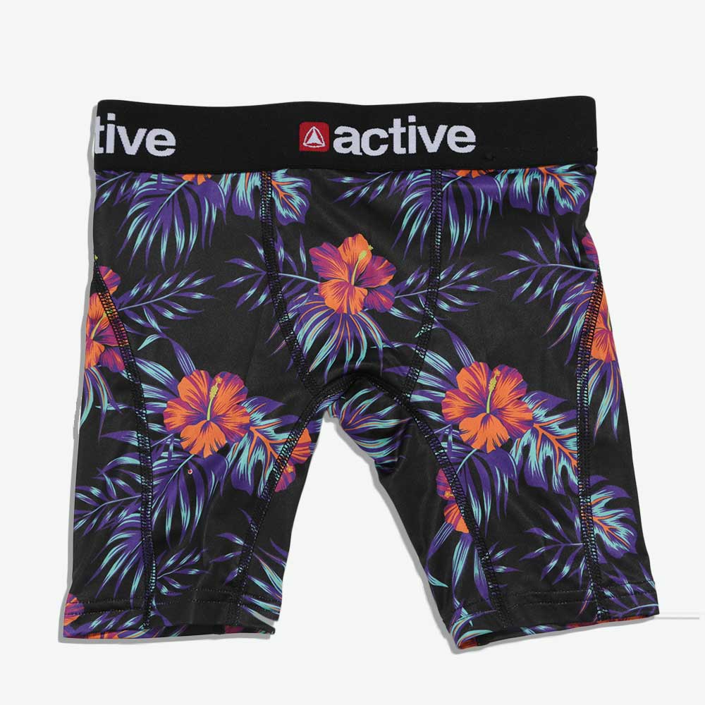 Active Hibiscus Youth Boxer Brief