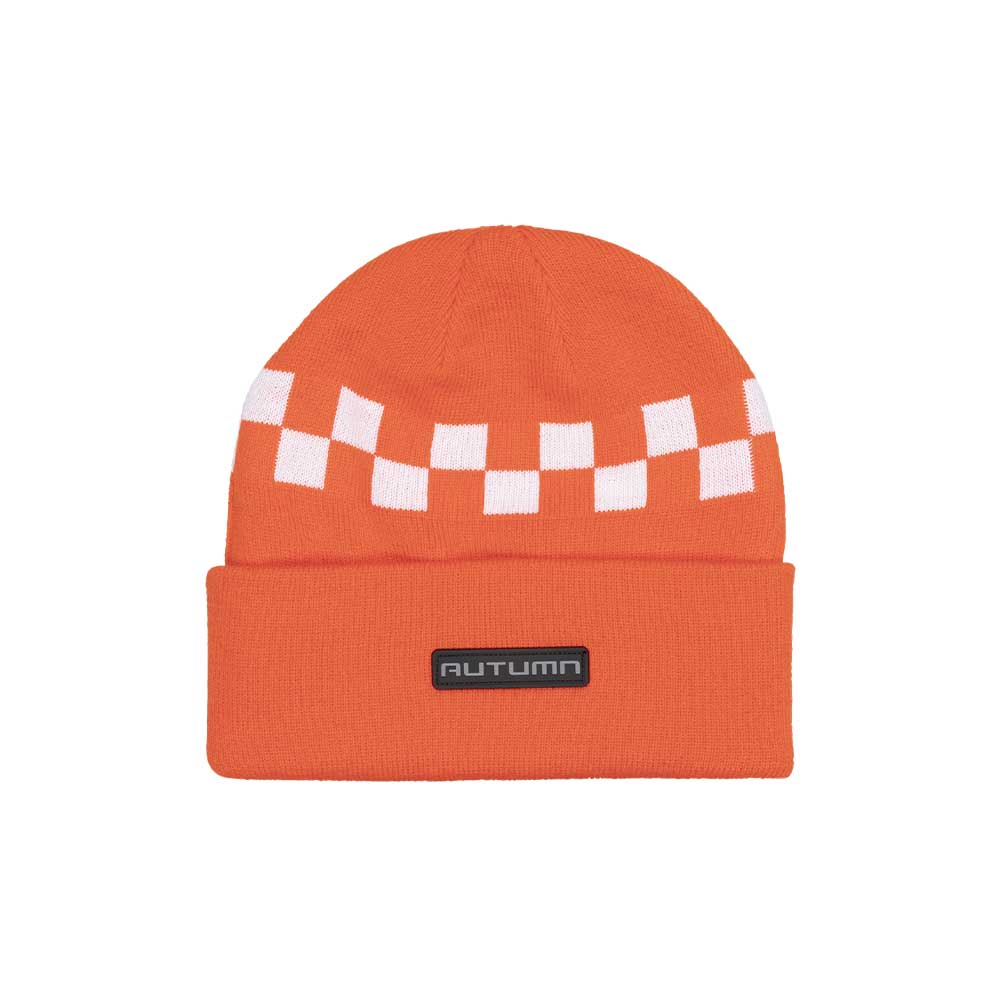 Surplus Checkered Beanie - Orange