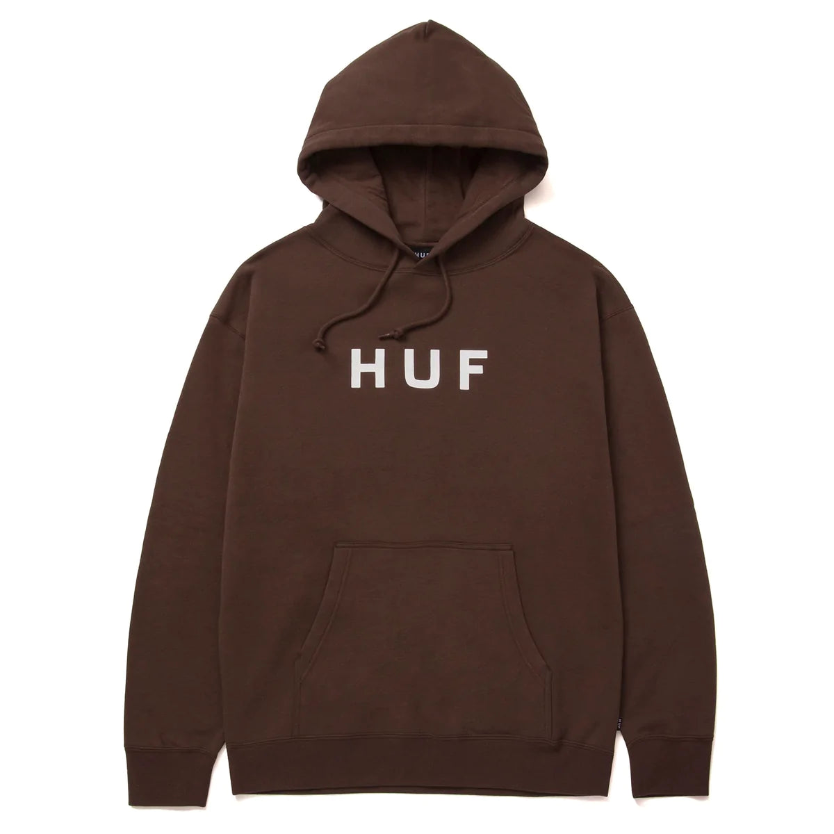 HUF Essentials Box Logo HD Hoodie (brown)