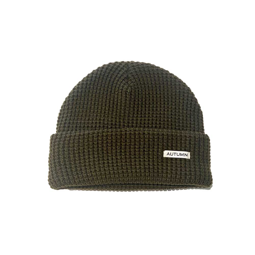 Select Waffle Beanie - Army Green