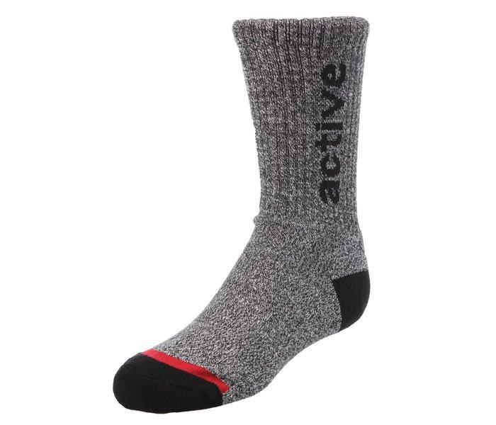Active Contrast Crew Youth Sock