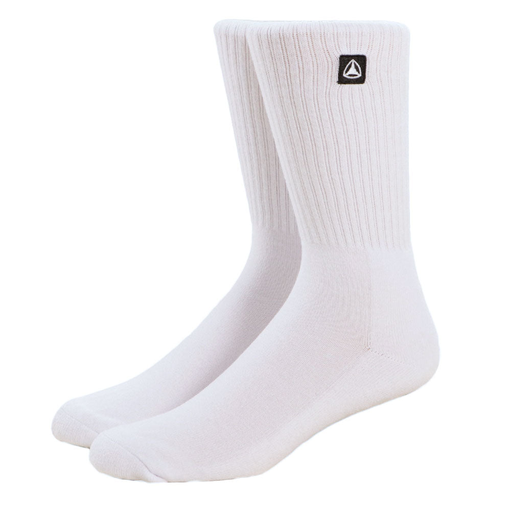 No Nonsense Men's White Active Crew Socks, 3 pairs - Name Brand Overstock