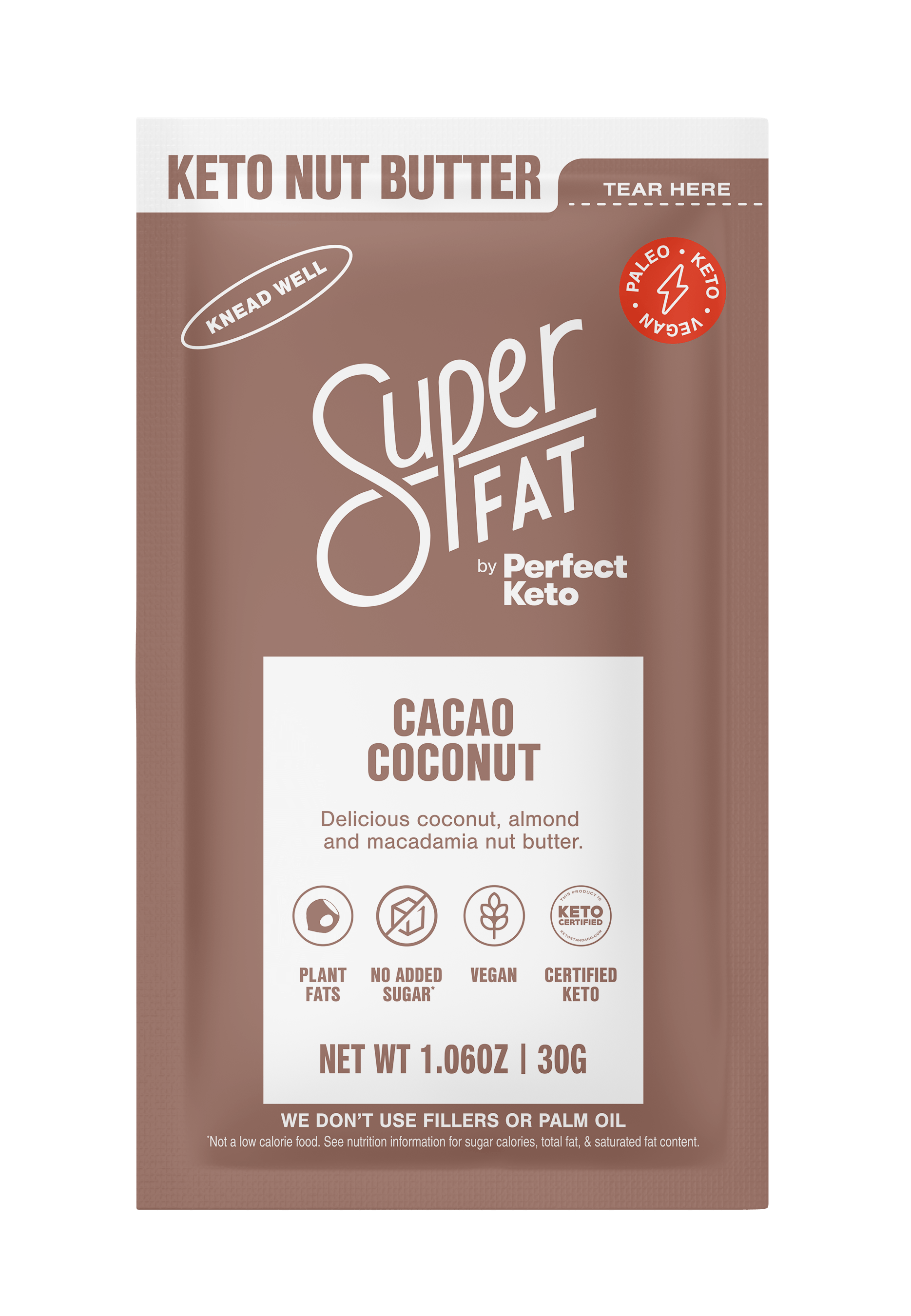 SuperFat Keto Nut Butter Single Serves - 10 packs - BYOB
