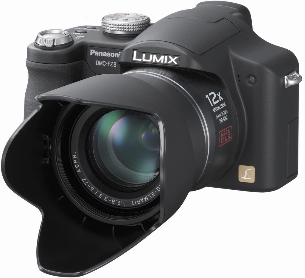 Rouwen Zo veel samenwerken New Panasonic Lumix DMC-FZ8K 7.2MP Digital Camera with 12x Optical Image  Stabilized Zoom (Black) | Camera Wholesalers
