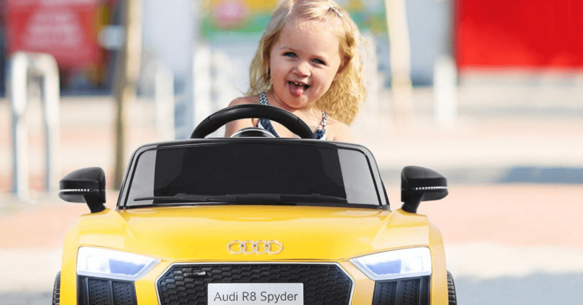Audi 1 seater kids car