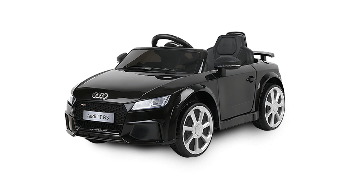 Audi TT RS Roadster Licensed Black 12v Ride-On Kids Car