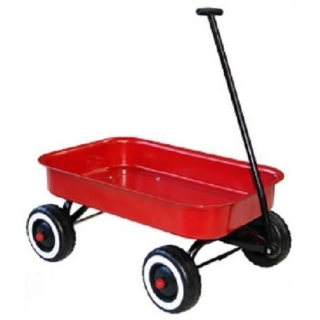 metal pull along cart