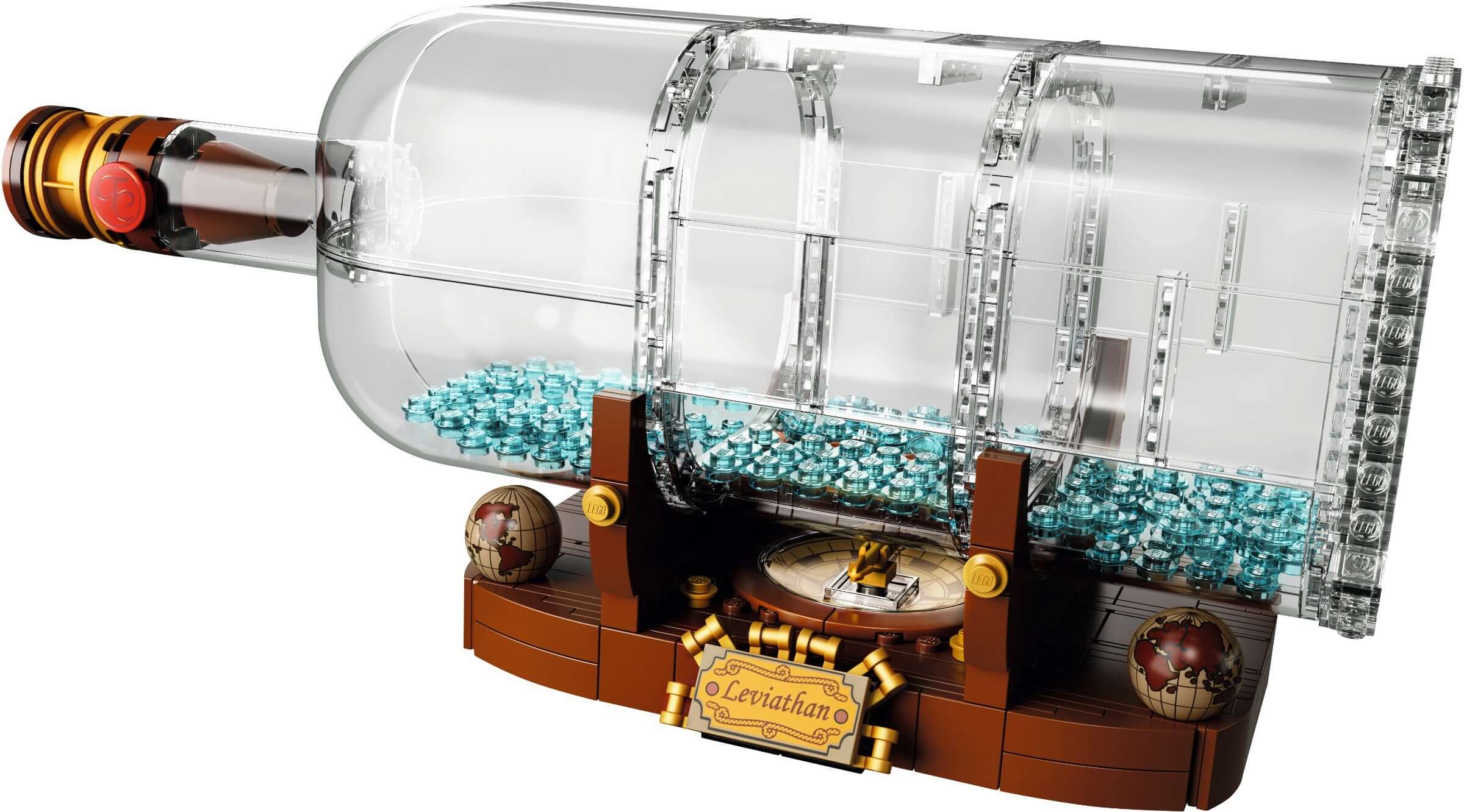 lego ship in a bottle big w