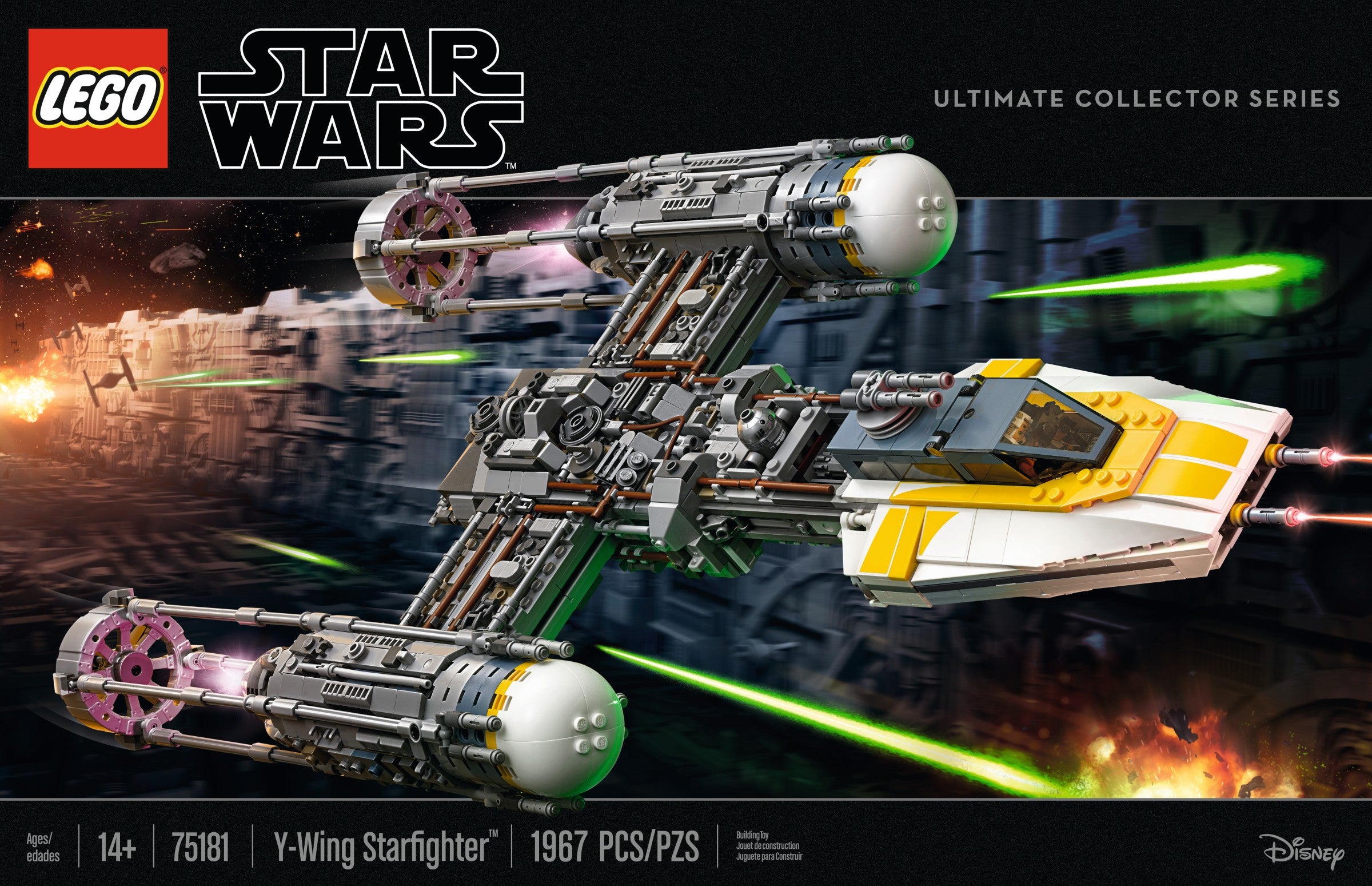 lego y wing ultimate collector series