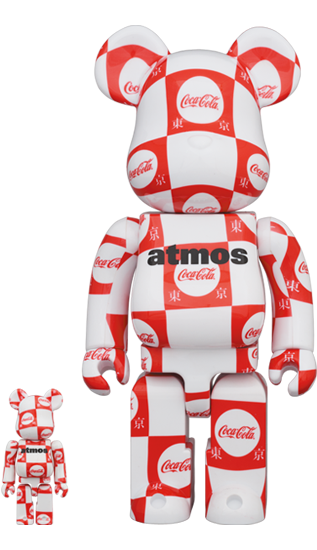 ホビー MEDICOM TOY - BE@RBRICK atmos×Coca-Cola CLEAR RED1000％の