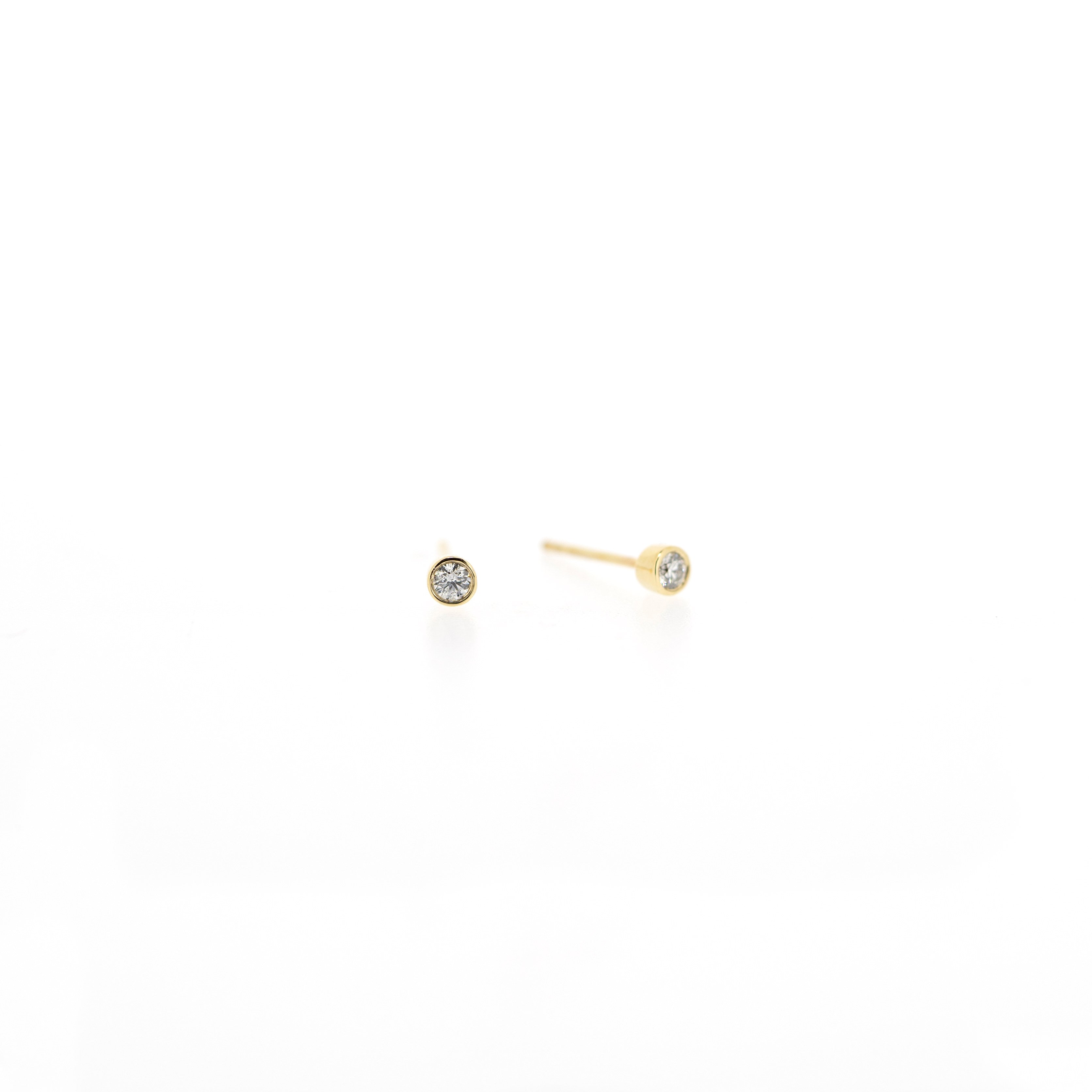 Audrey Diamond Stud Earrings — Atheria