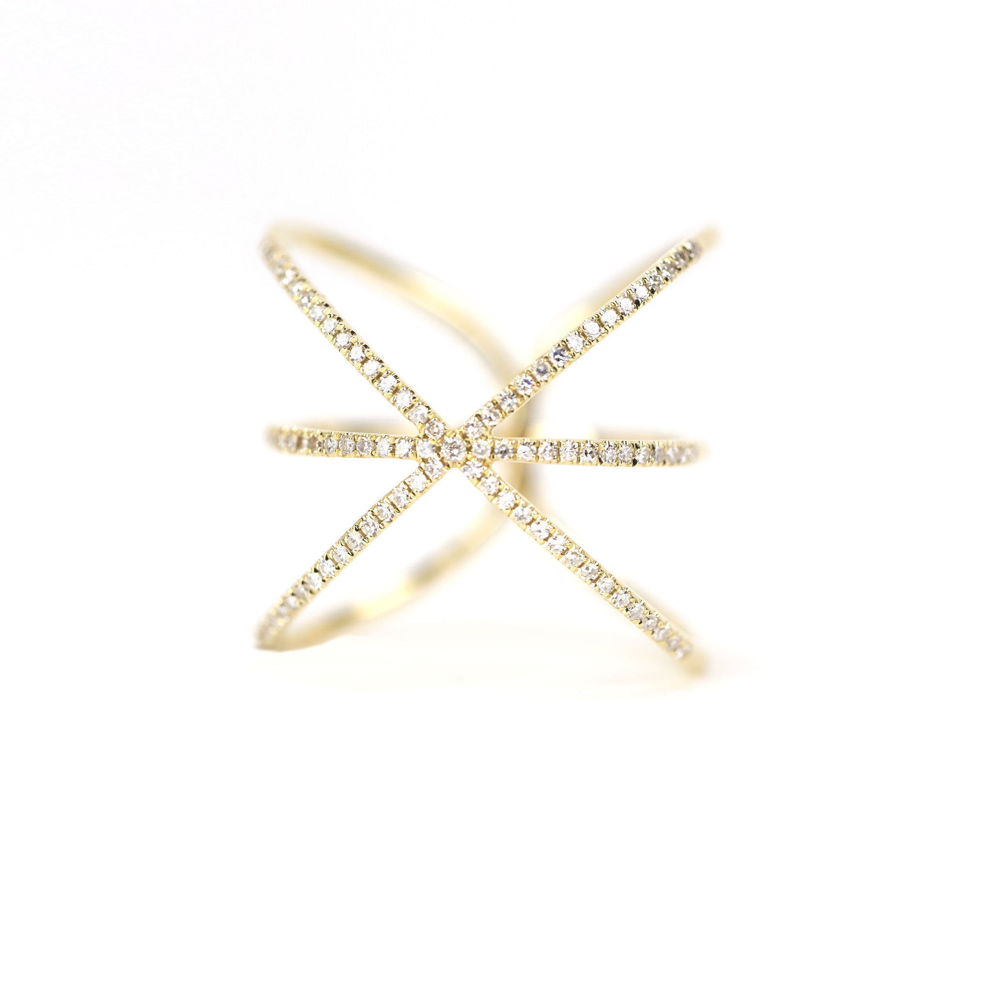 Asterisk Diamond Ring