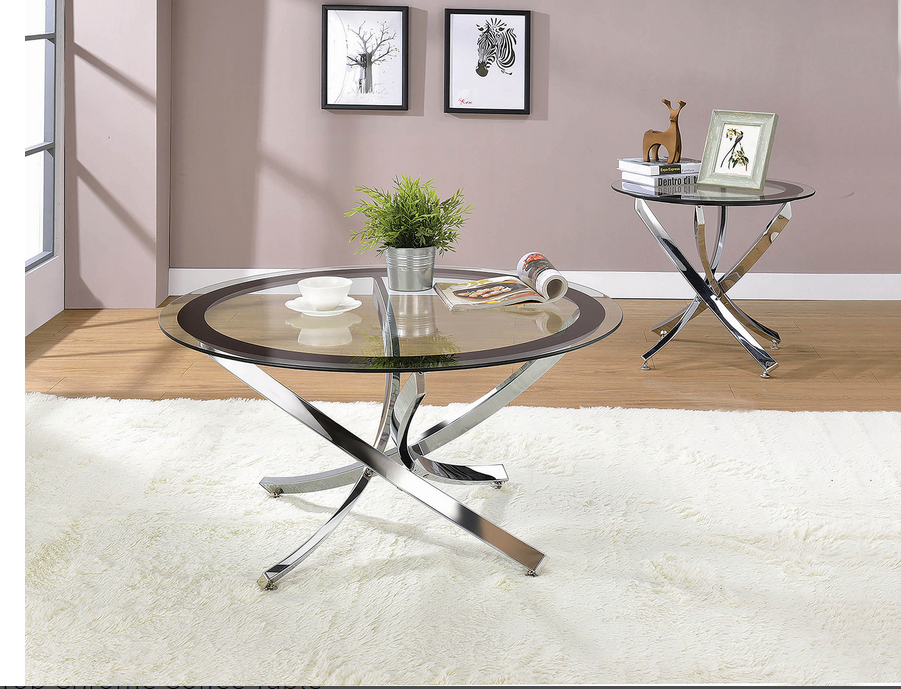 Featured image of post Glass And Chrome Coffee Tables / Convenience concepts royal crest square coffee table, clear glass / chrome frame.