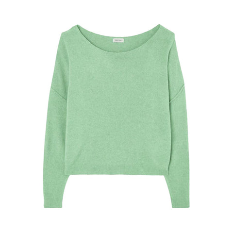 Buy American Vintage Damsville Sweater in green from Stripes a UK stockist