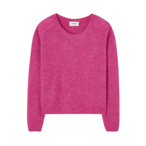 Buy American Vintage UK East Sweater in Magenta from Stripes