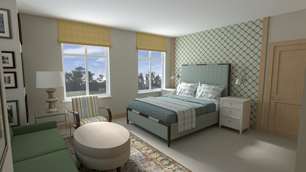 Green Bedroom Design