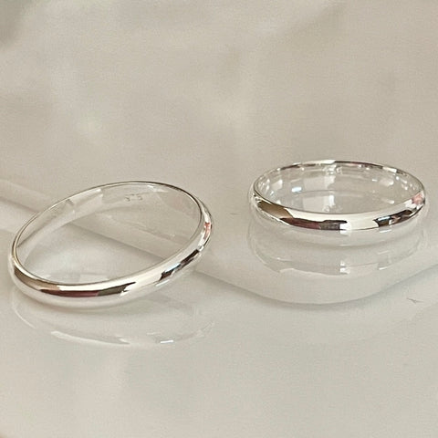 Anillos de Matrimonio de Pura Plata 925 4MM | Costa Rica