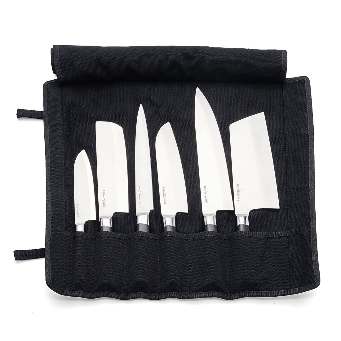 Kyoku 5pc Japanese Kitchen Knife Block Set