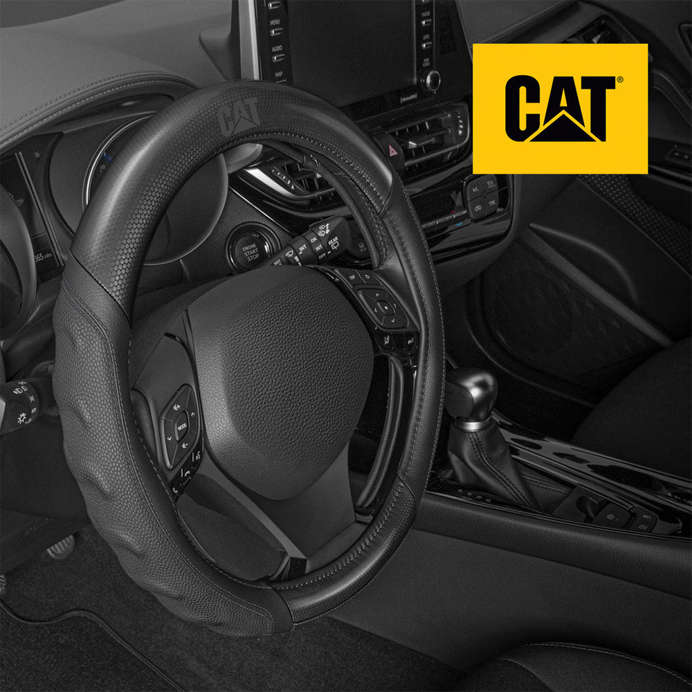 Caterpillar Deep Dish Rubber Floor Mats - CMCATBLKFR - Caterpillar