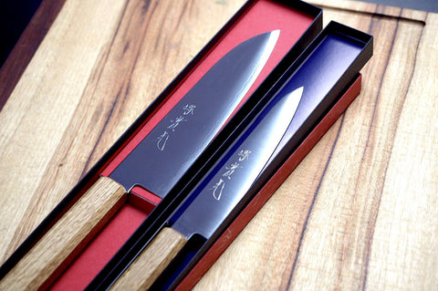 JIKKO Mille-feuille Nakiri knife VG-10 Gold Stainless Steel