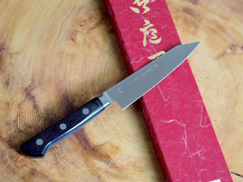 JIKKO Kiritsuke Mille-feuille Santoku knife VG-10 Gold Stainless