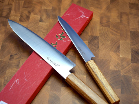 JIKKO Mille-feuille Santoku knife VG-10 Gold Stainless Steel Japanese  (Multi-purpose)