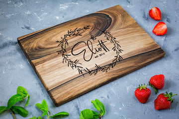 Personalized cutting board - bridal shower gift – TheHrdwood